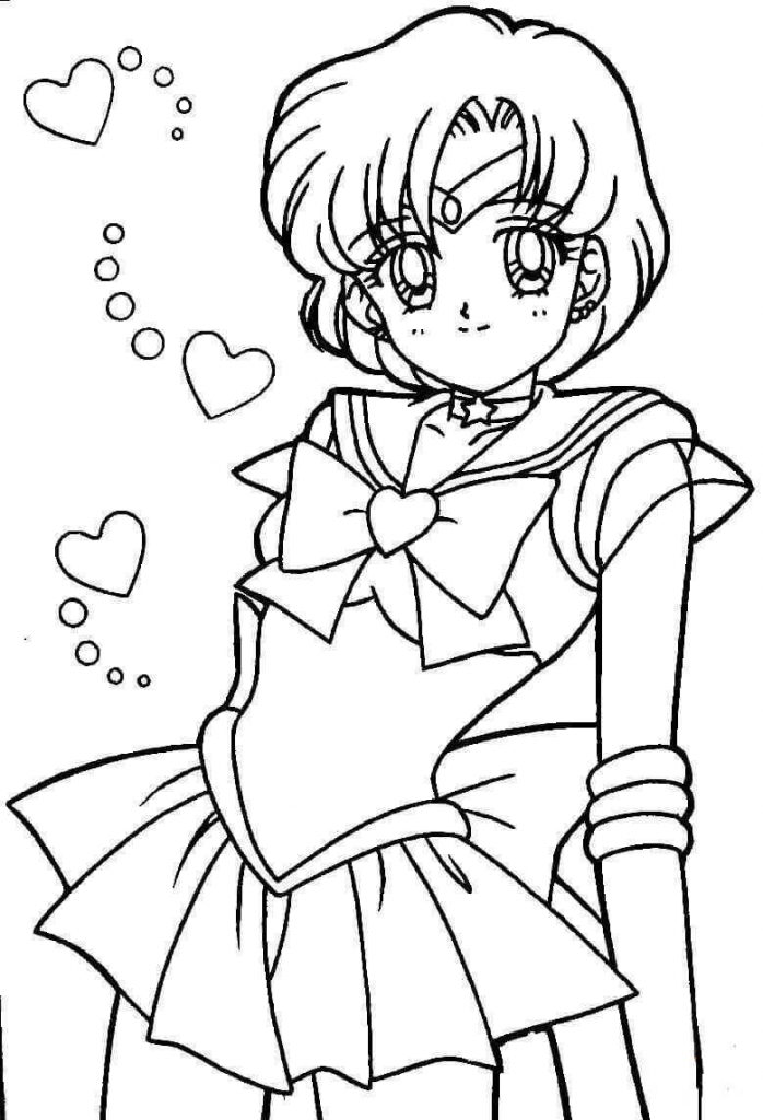 Free Printable Sailor Moon Coloring Pages 698x1024 Free Printable Sailor Moon Coloring Pages