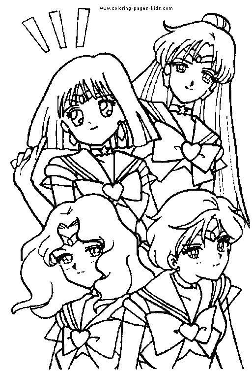 513x757 Sailor Moon Coloring Pages