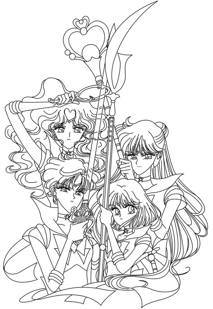 736x1068 130 Best Sailor Moon Coloring Book Images On Coloring