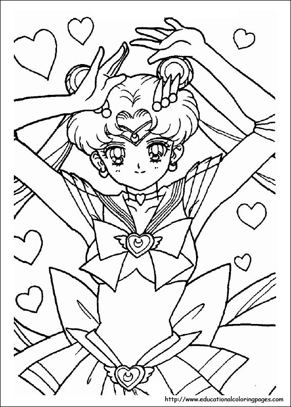 567x794 Coloring Pages For Sailor Moon Sailor Moon Coloring Educational