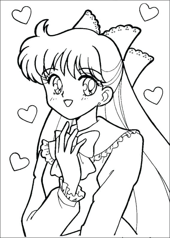 567x794 Free Printable Sailor Moon Coloring Pages Free Printable Sailor