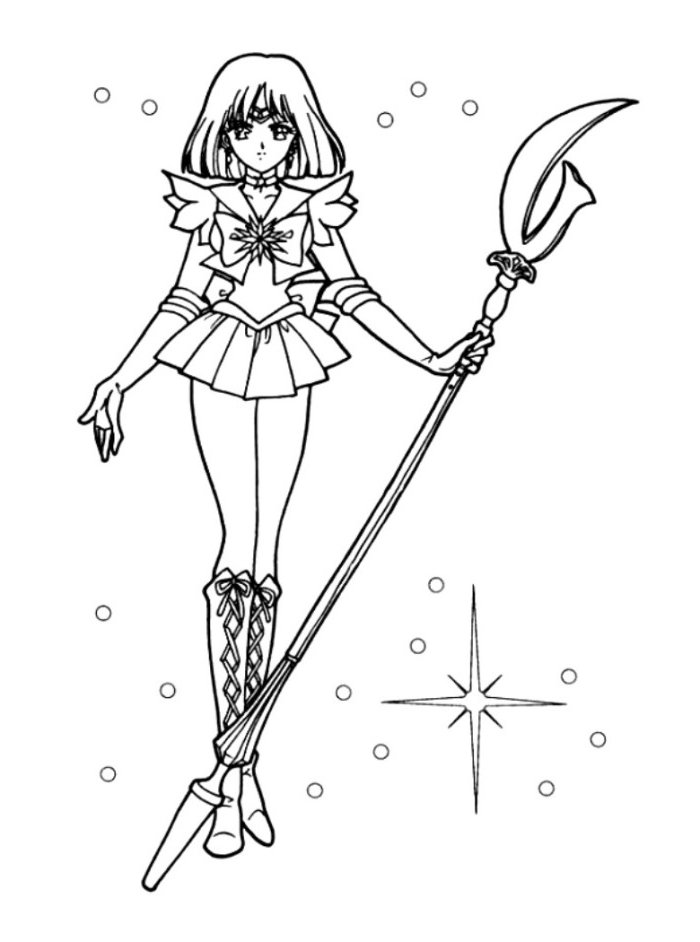 700x942 Sailor Moon Coloring Pages Interesting Sailor Moon Coloring Page