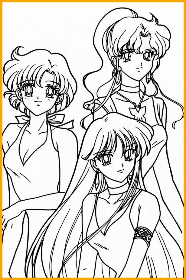 615x927 Shocking Excellent Sailor Moon Coloring Pages Jupiter Contemporary