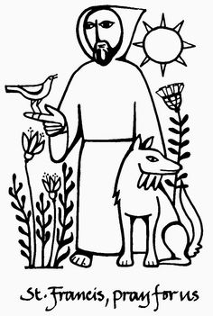 St. Francis Of Assisi Coloring Pages For Catholic Kids Saint 236x351 St. Francis Of Assisi Coloring Pages For Catholic Kids Saint