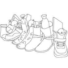 Saint Nicholas Gifts Coloring Pages 220x220 Saint Nicholas Gifts Coloring Pages