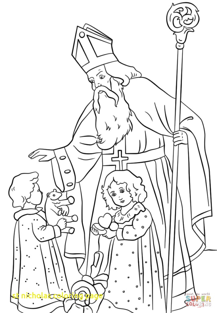 St Nicholas Center Coloring With Page 711x1024 St Nicholas Center Coloring With Page