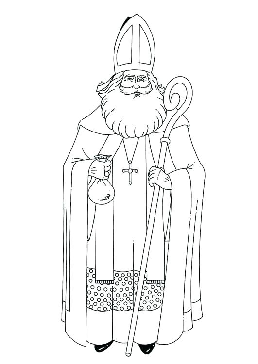 St Nicholas Coloring Pages St Coloring Page Related Post St 531x750 St Nicholas Coloring Pages St Coloring Page Related Post St