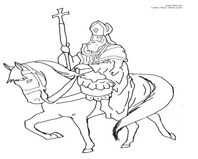 St Nicholas Coloring Page 400x322 St Nicholas Coloring Page