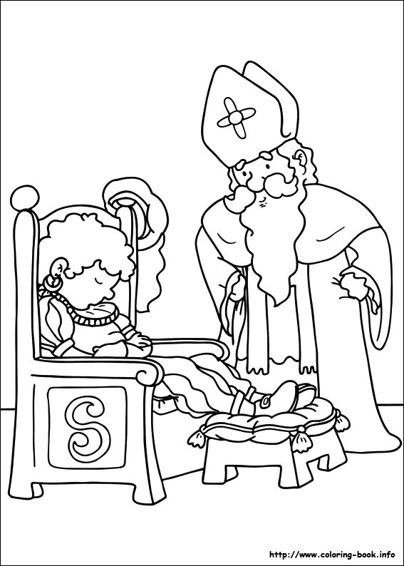 Nicholas Coloring Picture 567x794 Nicholas Coloring Picture