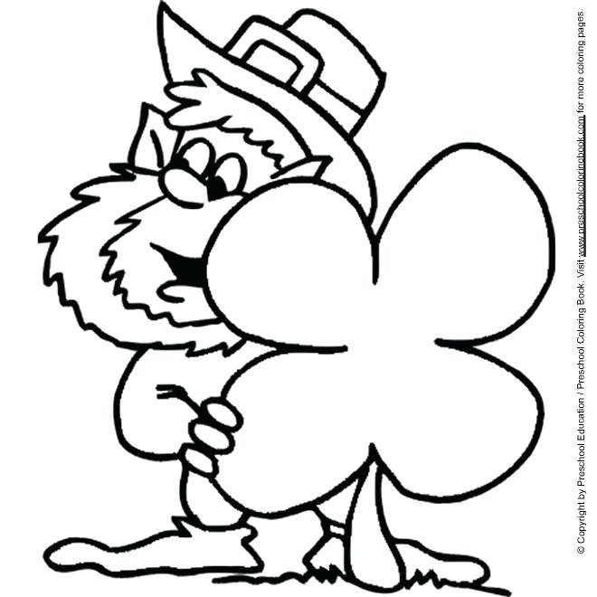 660x660 Saint Patrick Coloring Pages Pot Of Gold On St Day Coloring Page