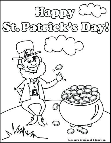 386x500 St Patrick Day Coloring Pages Leprechaun Coloring Page For St Day