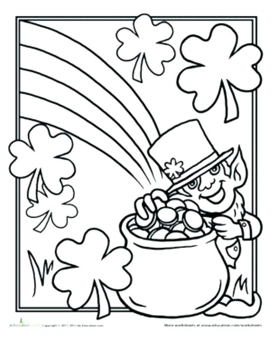 550x710 St Patricks Day Coloring Pages Murs
