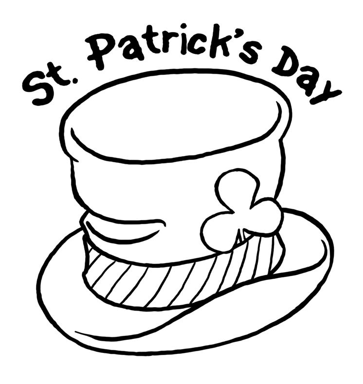 Latest 2016 Saint Patrick's Day Printable Coloring Pages For Kids 746x790 Latest 2016 Saint Patrick's Day Printable Coloring Pages For Kids
