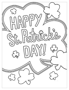 St. Patrick's Day Coloring Pages Hallmark Ideas Amp Inspiration 265x343 St. Patrick's Day Coloring Pages Hallmark Ideas Amp Inspiration