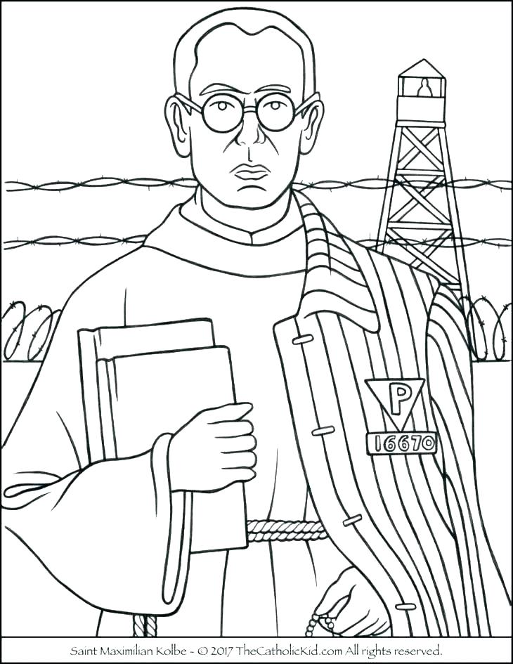 730x945 Saint Coloring Pages Catholic Saints Coloring Pages Catholic
