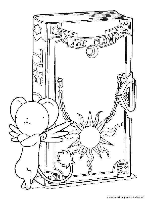 589x800 Cardcaptor Sakura Colouring Pages 109 Best Coloring Ccs Images