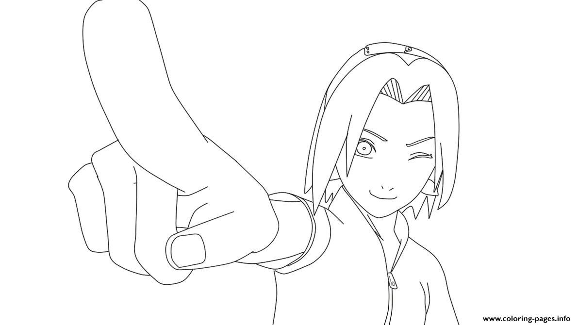1191x670 Sakura Haruno Coloring Pages
