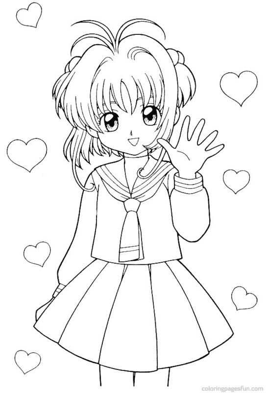 543x800 Cardcaptor Sakura Coloring Page Coloring Pages Of Epicness