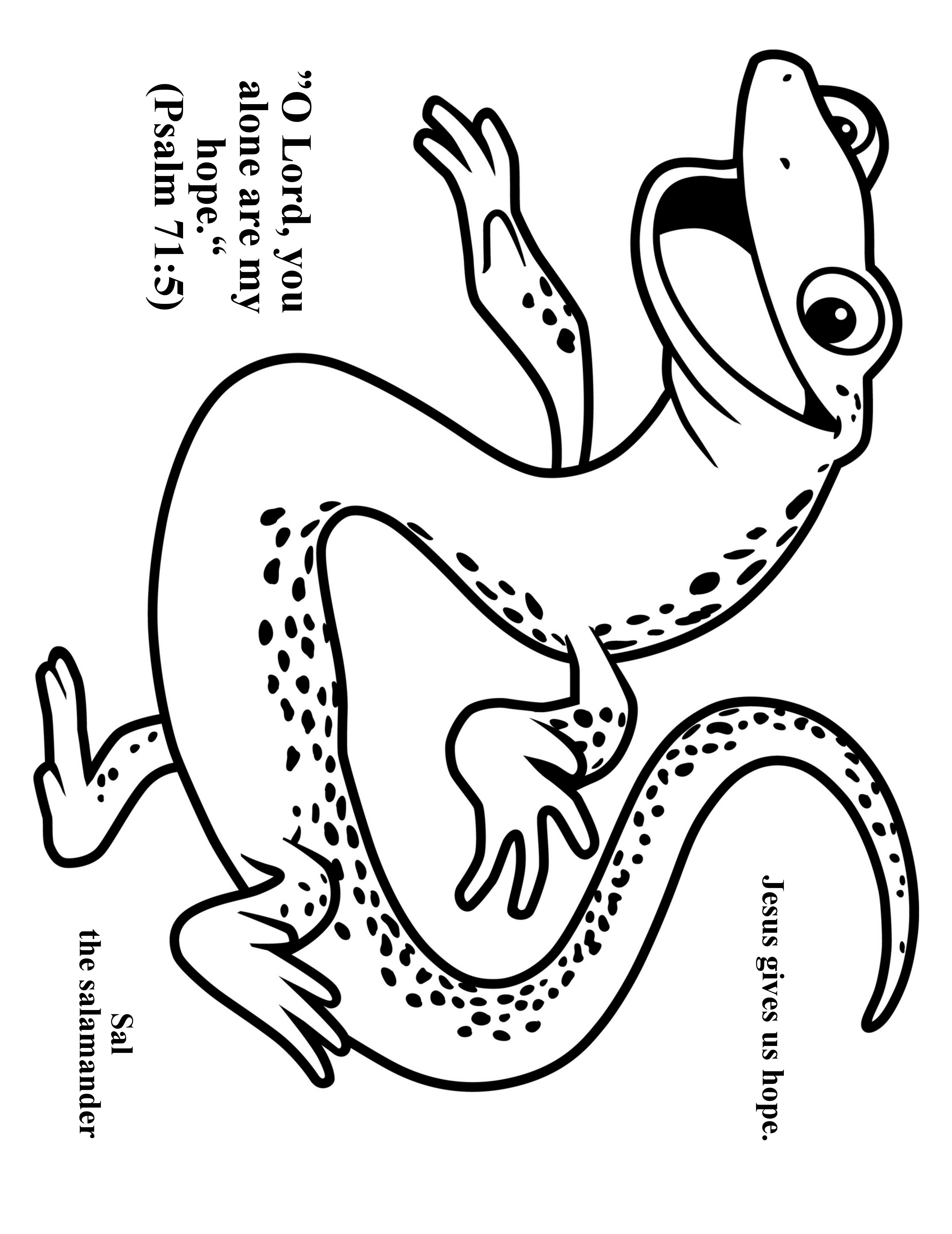 Cave Quest Day 1 Preschool Coloring Page Sal The Salamander 3952x5120 Cave Quest Day 1 Preschool Coloring Page Sal The Salamander