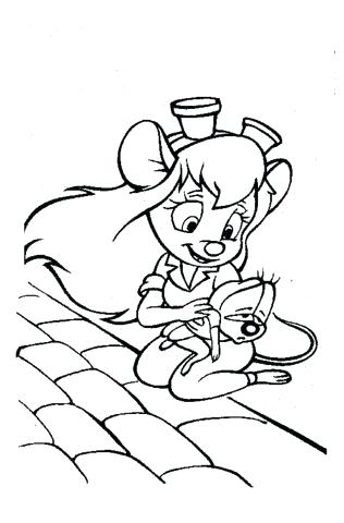 316x480 Chip And Dale Coloring Pages Zipper Is So Tired Coloring Page Chip