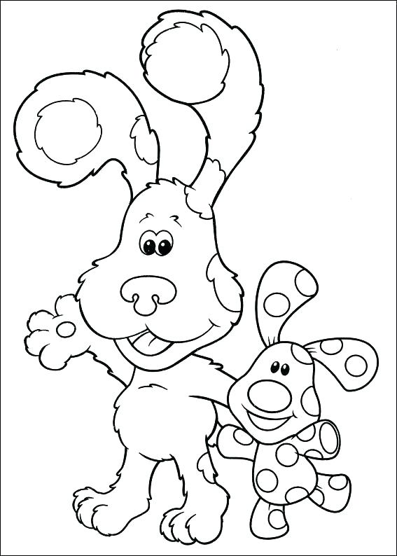 567x794 Blue Clues Coloring Pages Best Blues Clues Coloring Pages Images