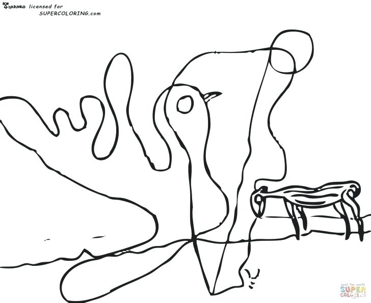 Salvador Dali Coloring Pages Coloring Pages For Kids Animals 728x595 Salvador Dali Coloring Pages Coloring Pages For Kids Animals