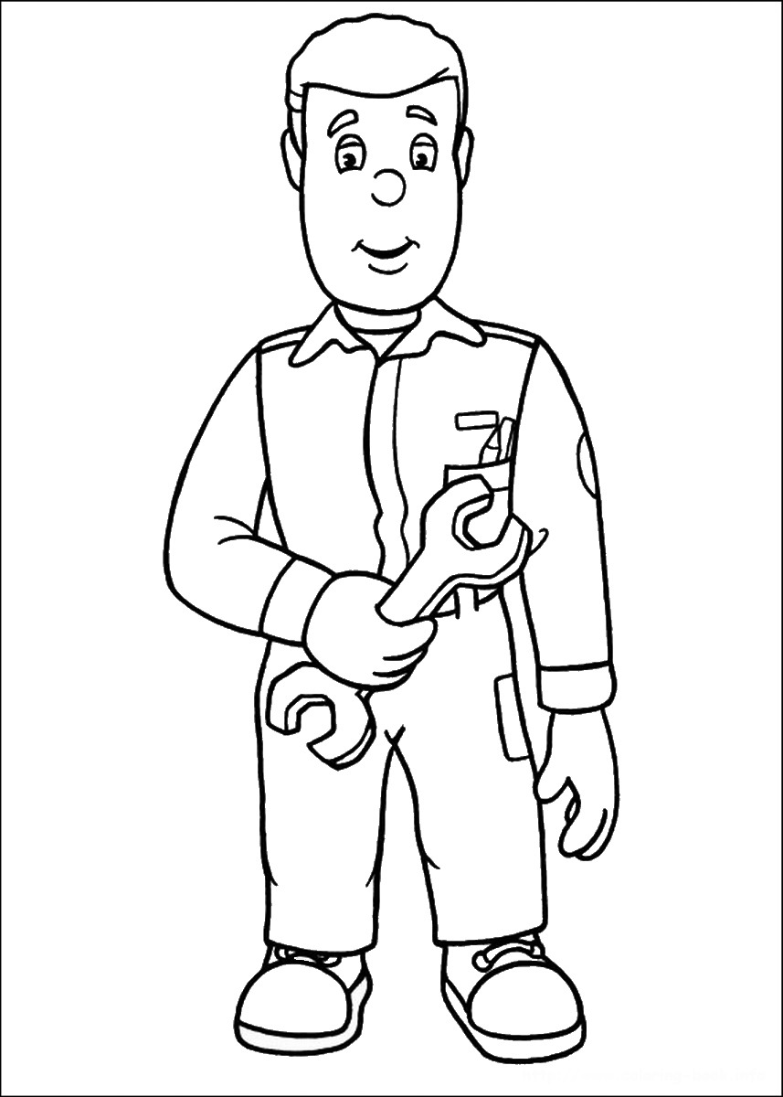 Fireman Sam Coloring Pages 857x1200 Fireman Sam Coloring Pages