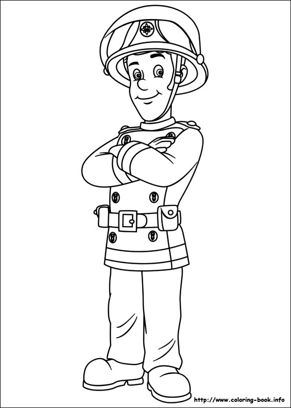 Fireman Sam Coloring Pages On Coloring 567x794 Fireman Sam Coloring Pages On Coloring