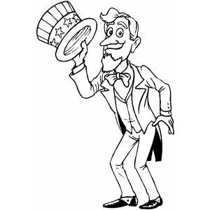 Uncle Sam Coloring Page 300x300 Uncle Sam Coloring Page