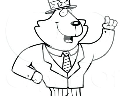 Uncle Sam Coloring Page 440x330 Uncle Sam Coloring Page