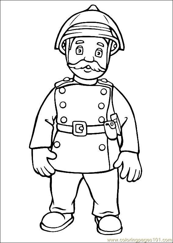 Fireman Sam 22 Coloring Page 567x794 Fireman Sam 22 Coloring Page