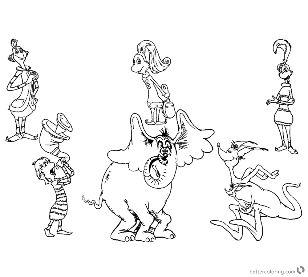 1000x900 Dr Seuss Green Eggs And Ham Coloring Pages Characters