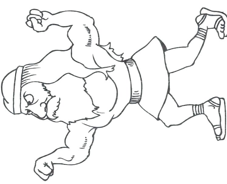747x606 Samson Coloring Page