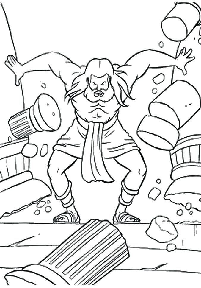 Samson Coloring Page Coloring Page Colouring For Pretty Print 676x967 Samson Coloring Page Coloring Page Colouring For Pretty Print