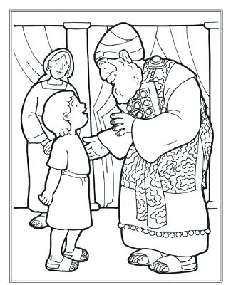 Samuel And Eli Coloring Page Coloring Pages