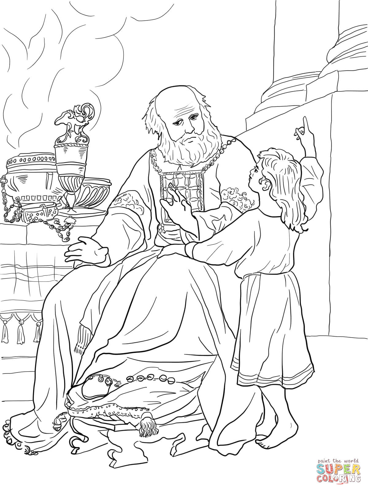 1200x1600 Samuel And Eli Coloring Page