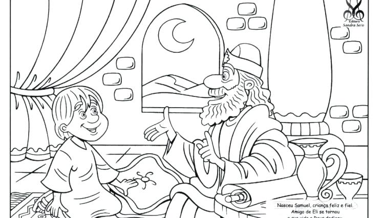 750x425 Samuel And Eli Colouring Pages Coloring Page 1 8 Chooses Colorin