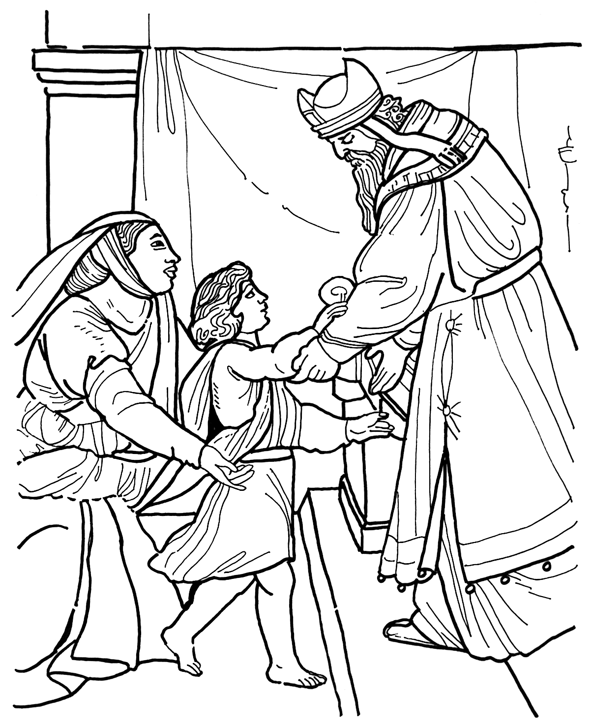1202x1470 Greatest Hannah And Samuel Coloring Page Pin By Linda Zaveson