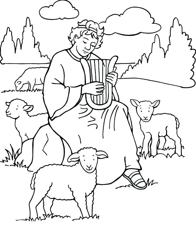 648x762 Hannah And Samuel Coloring Page Pages Pin Shepherd Boy 1 Bible
