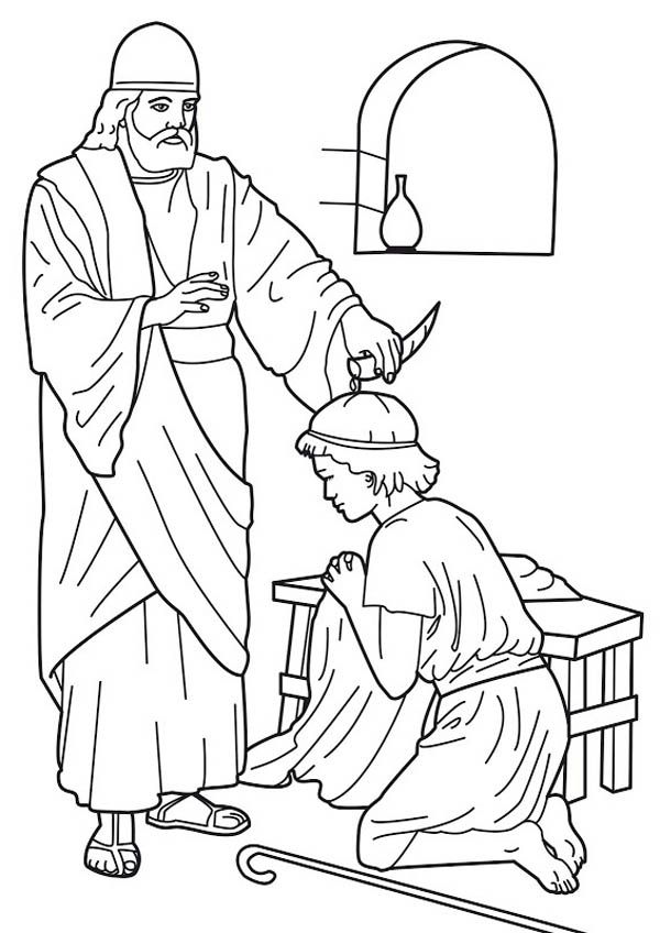 600x848 Samuel Anoints Saul Coloring Page 2016 Discipleland