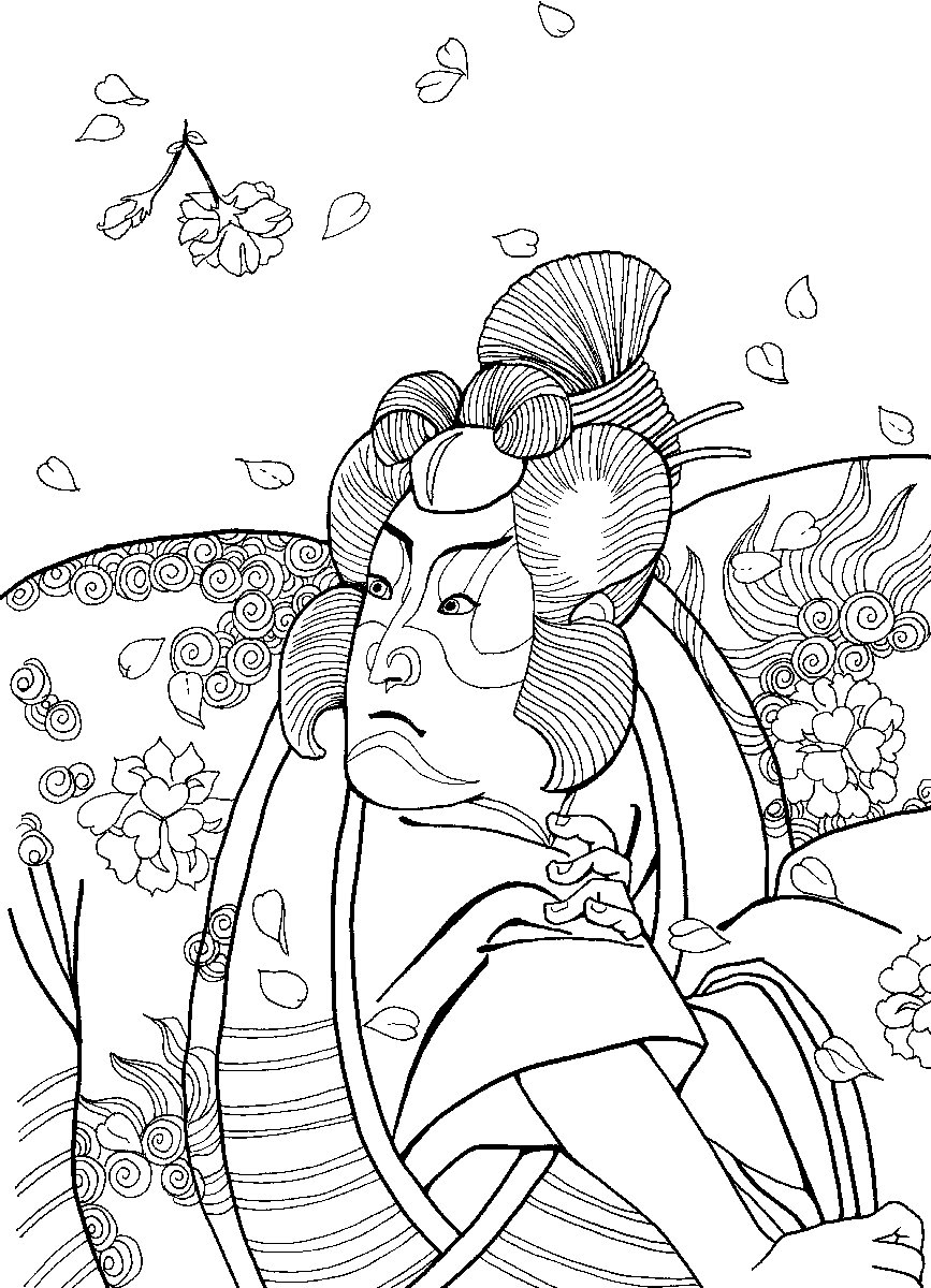 Samurai Warrior Coloring Pages