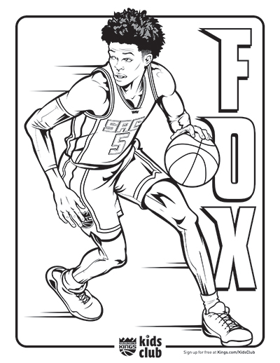 400x518 Kings Introduce New Coloring Pages Sacramento Kings