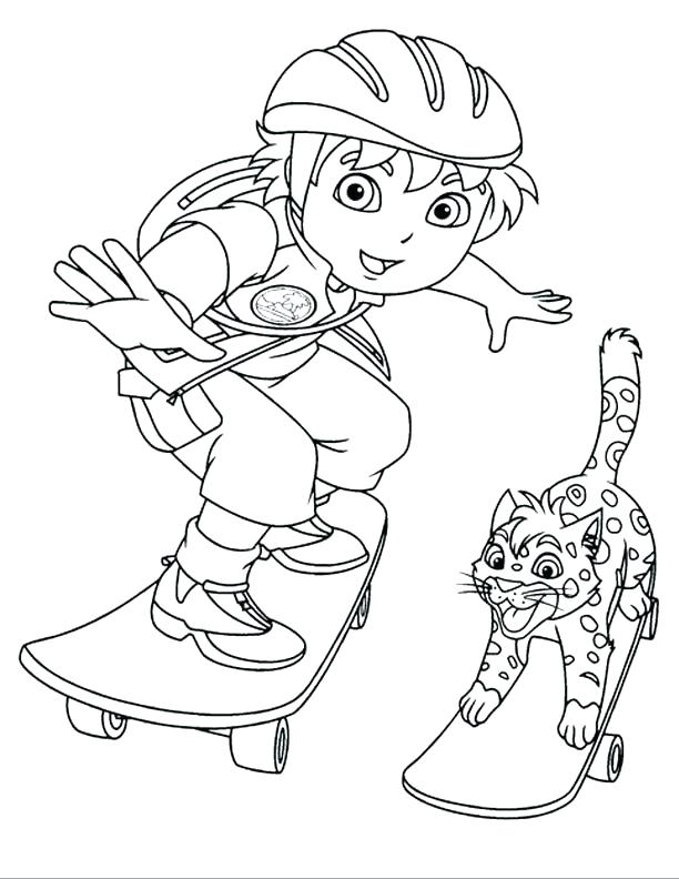 612x792 Diego Coloring Pages Coloring Page Coloring Page Mission Coloring