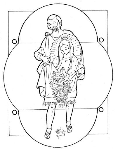 404x512 Fun Coloring Pages Juan Diego And The Virgin Of Guadalupe Free