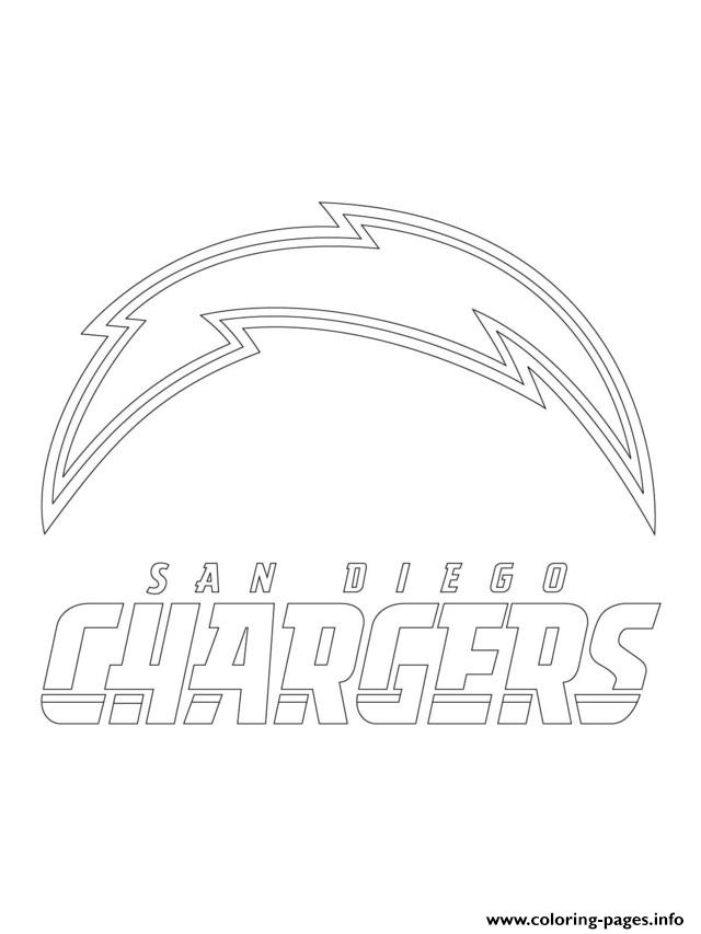 640x853 San Diego Chargers Logo Football Sport Coloring Pages Printable