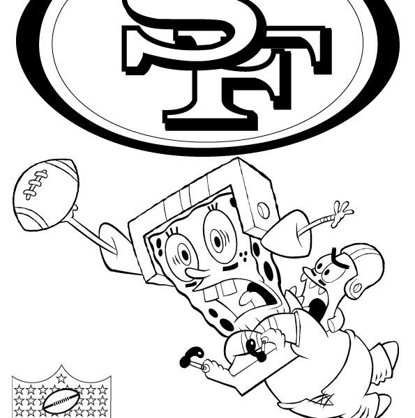 595x600 49ers Coloring Pages More San Francisco 49ers Coloring Pages