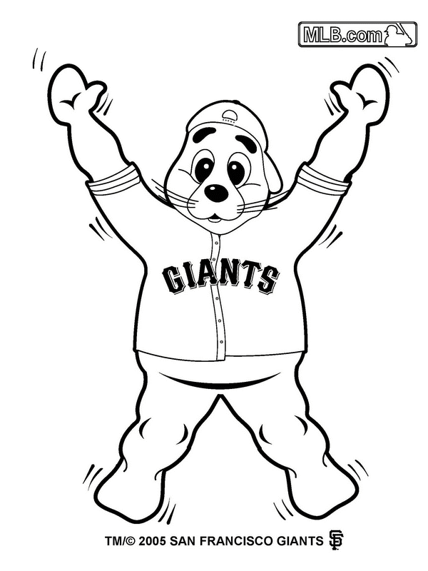 San Francisco Giants Coloring Pages 600x800 San Francisco Giants Coloring Pages