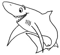 236x217 Horrable Shark Jaws Coloring Page Shark Coloring Pages