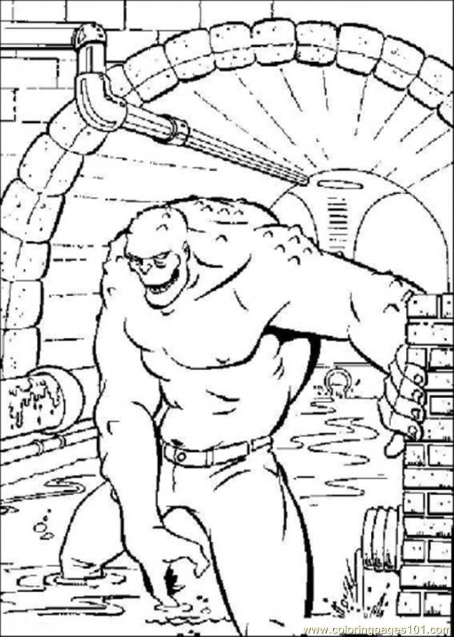 650x912 Sandman Coloring Page