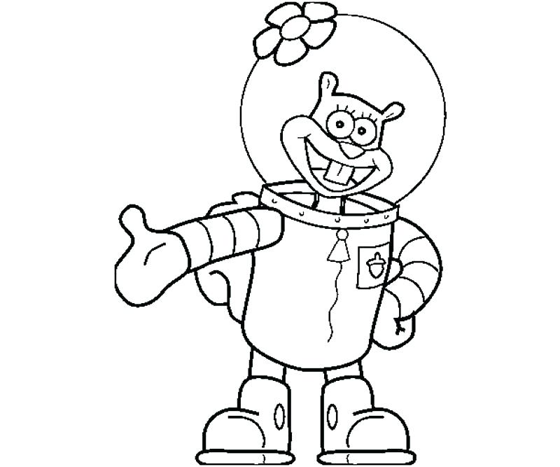 Squidward Playing Clarinet Coloring Pages Sandy Cheeks To Print 800x667 Squidward Playing Clarinet Coloring Pages Sandy Cheeks To Print